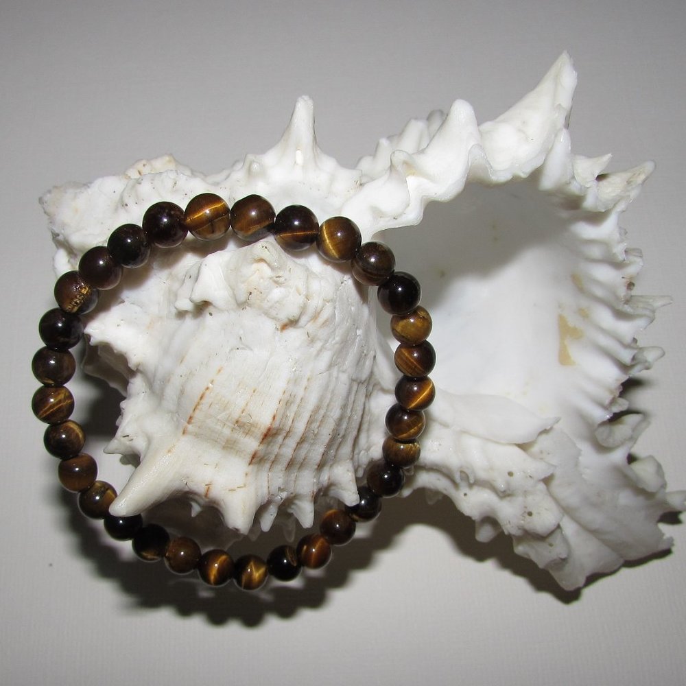 Natural Tiger's Eye Gemstone Bracelet